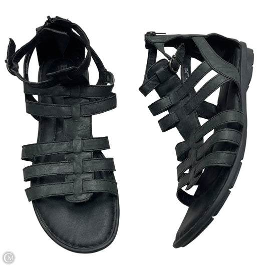 Sandals Flats By Born In Black, Size: 11