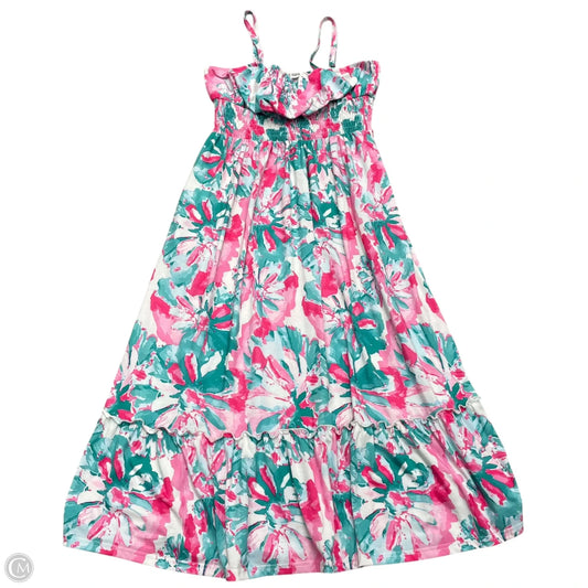 Dress Casual Maxi By Grace Karin In Blue & Pink, Size: L