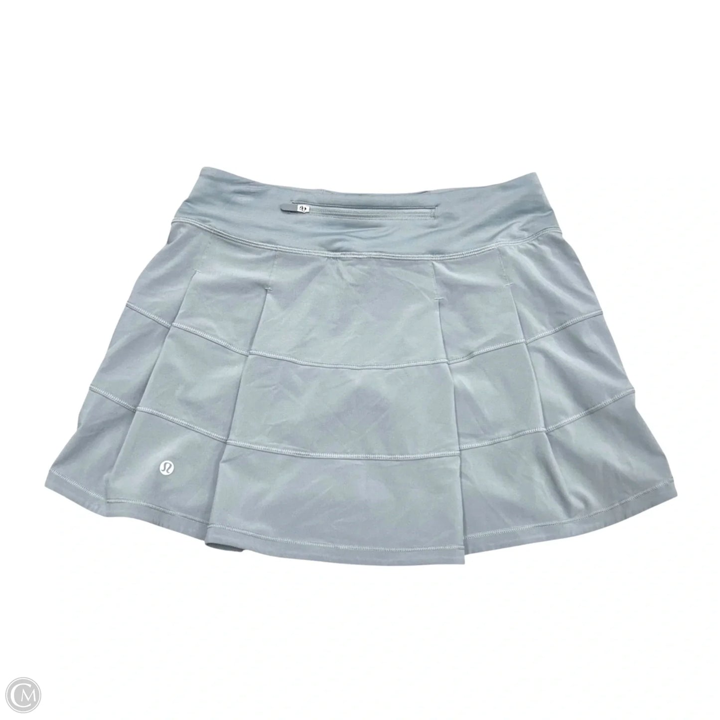 Athletic Skort By Lululemon In Grey, Size: S
