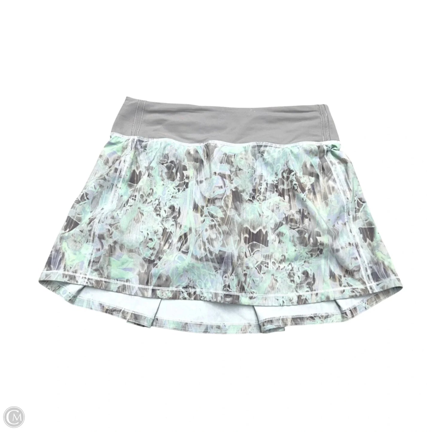 Athletic Skort By Lululemon In Green & Purple, Size: S
