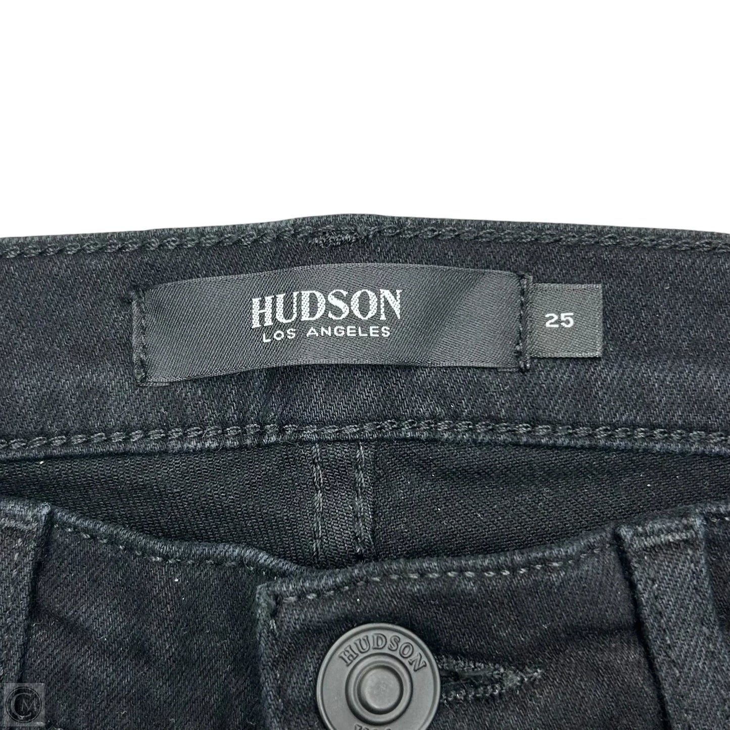 Shorts By Hudson In Black Denim, Size: 0