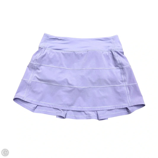 Athletic Skort By Lululemon In Purple, Size: S