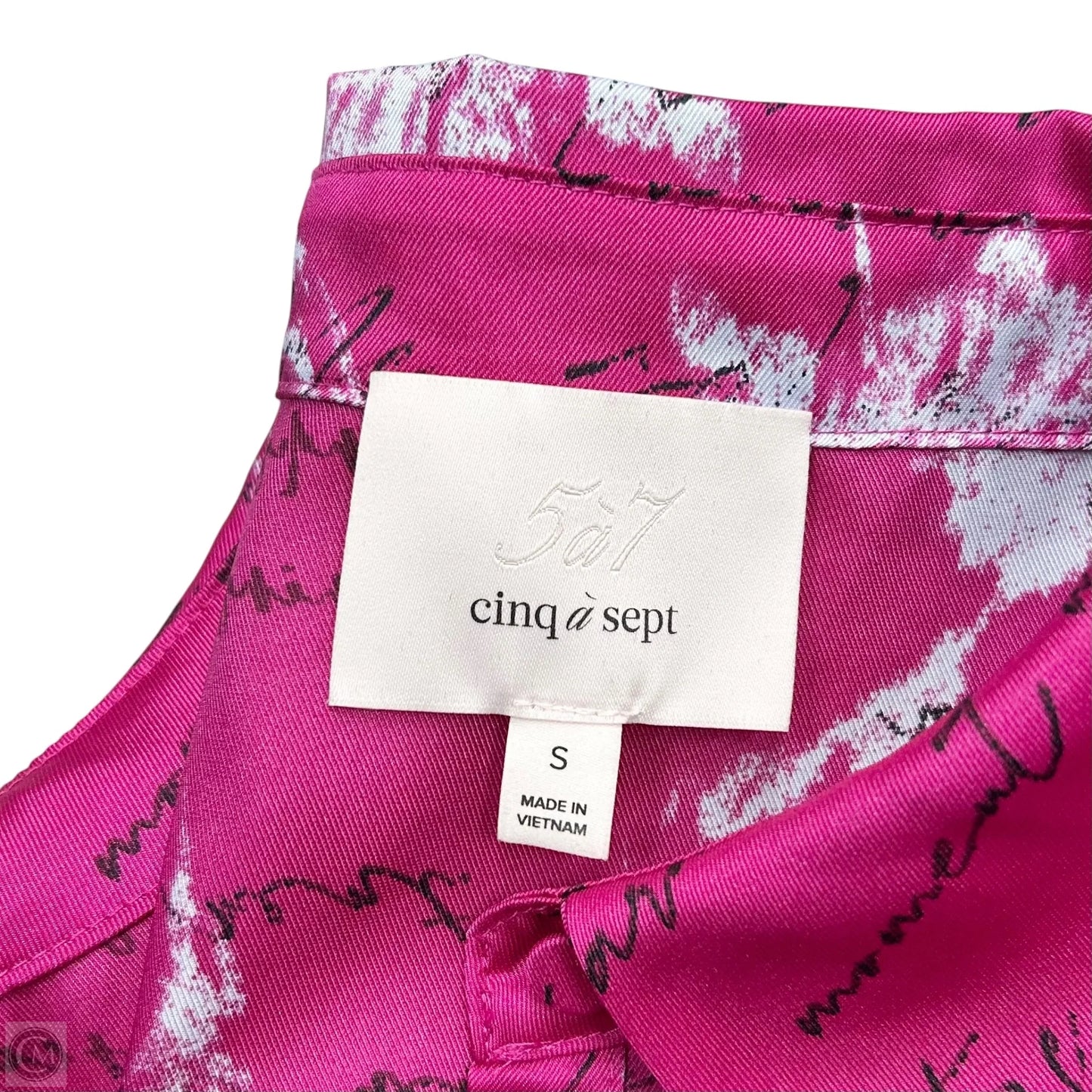 Top Long Sleeve By Cinc A Sept In Pink & Purple, Size: L