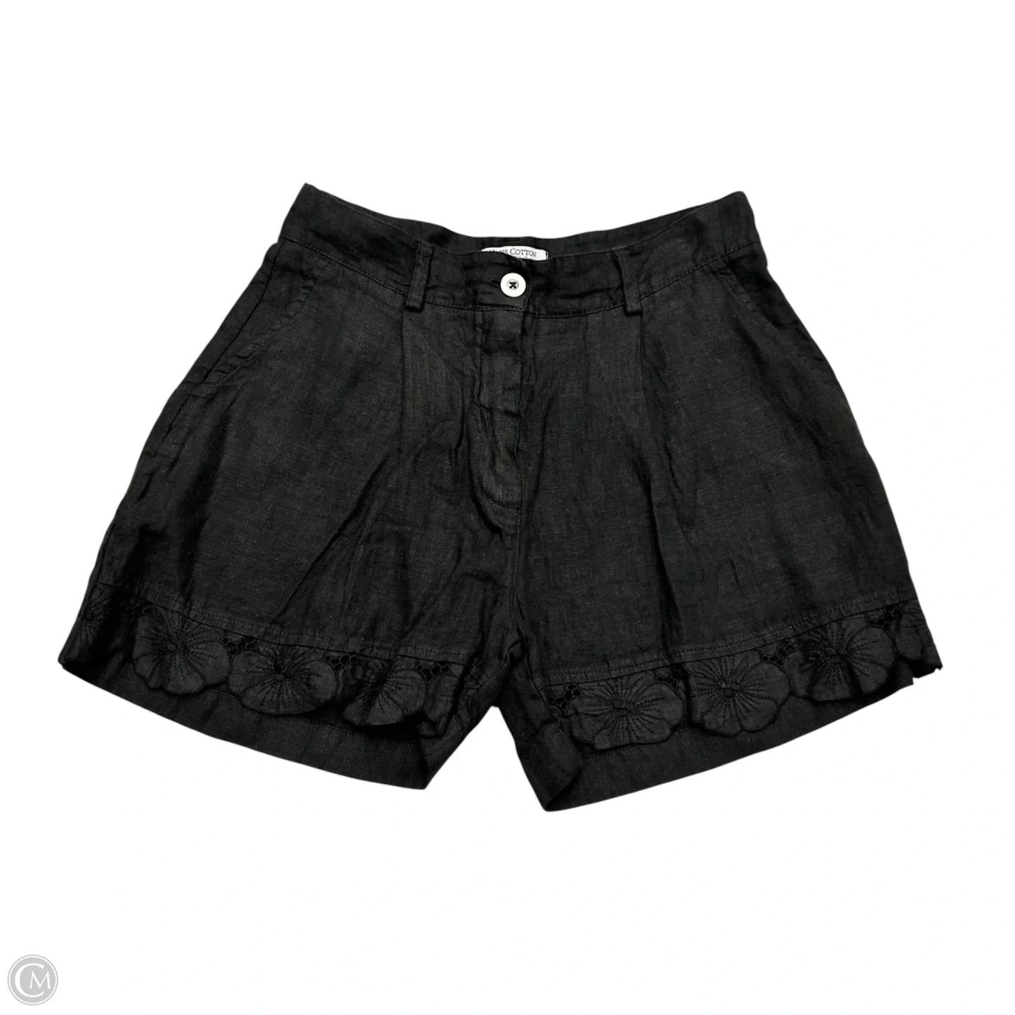 Shorts By Haris Cotton In Black, Size: Xs