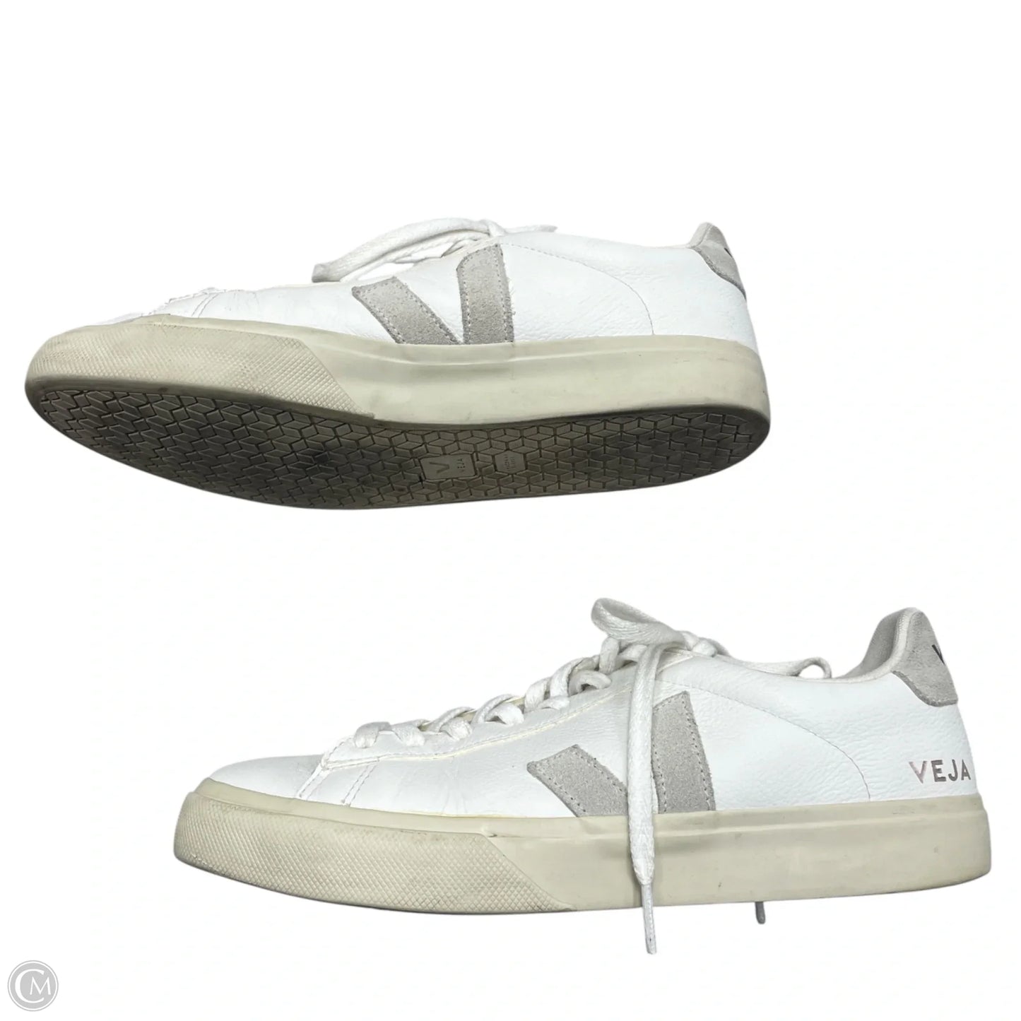 Shoes Sneakers By Veja In Grey & White, Size: 10