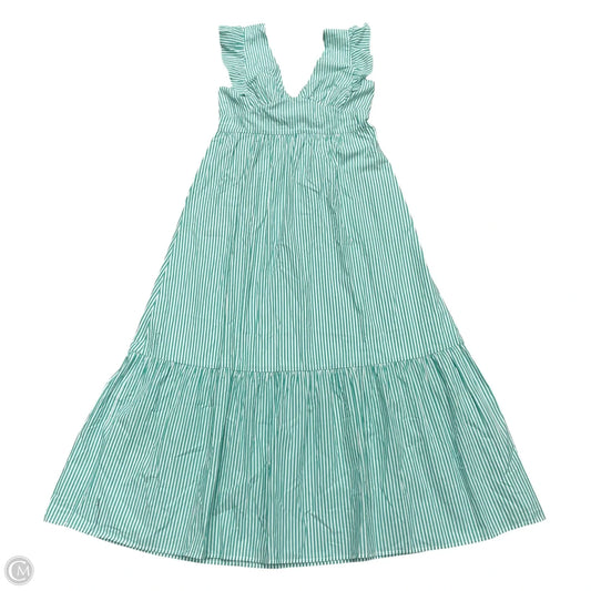 Dress Casual Maxi By Skies Are Blue In Green & White, Size: Xl
