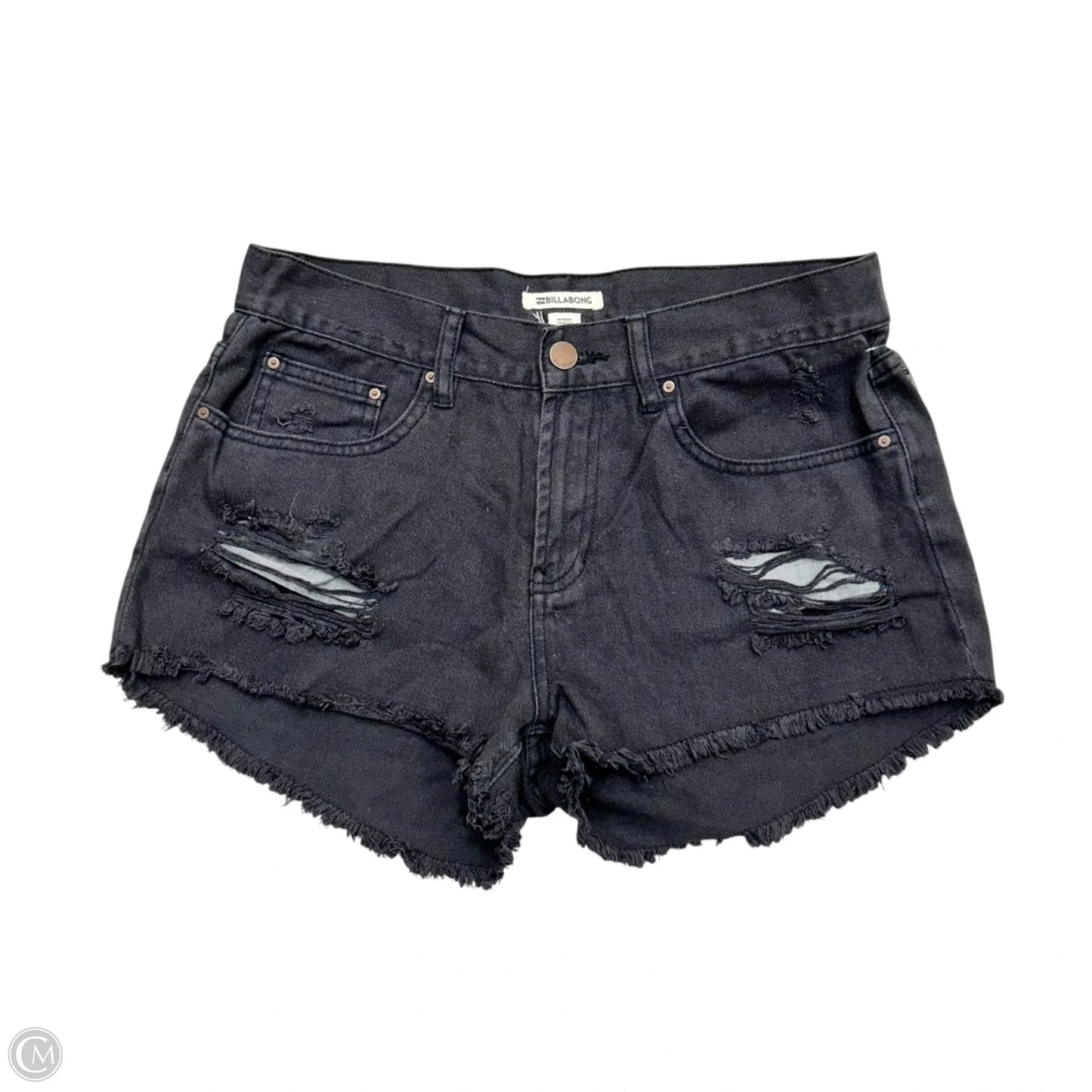 Shorts By Billabong In Black Denim, Size: 6