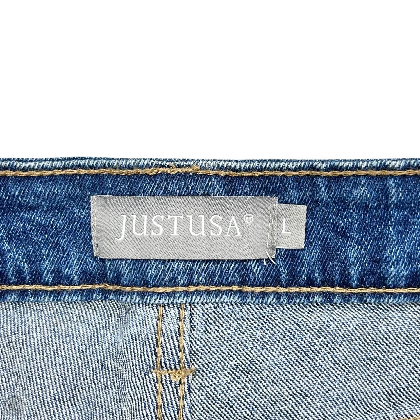 Shorts By Just Usa In Blue Denim, Size: L