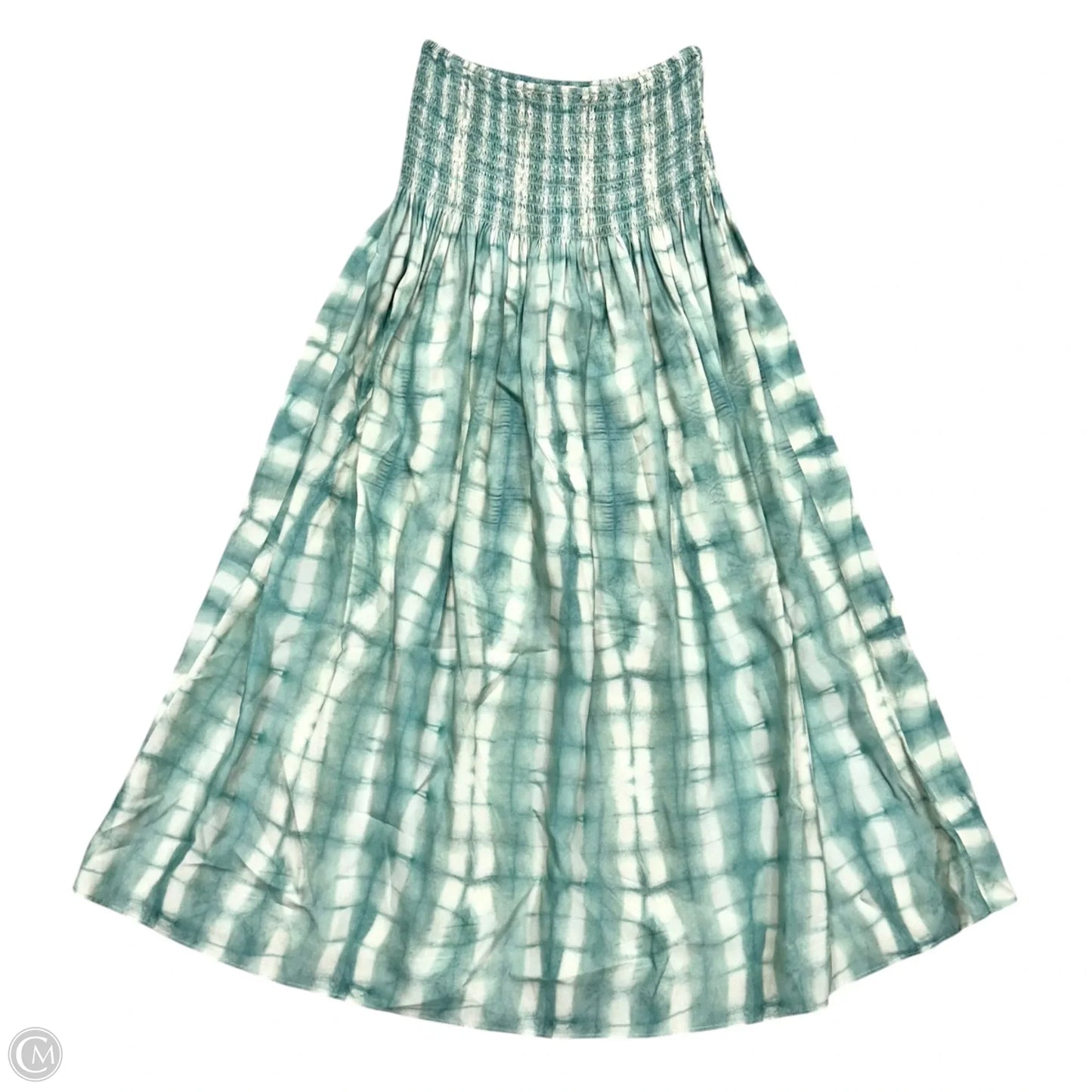 Skirt Maxi By Marie Oliver In Blue & Cream, Size: Xs