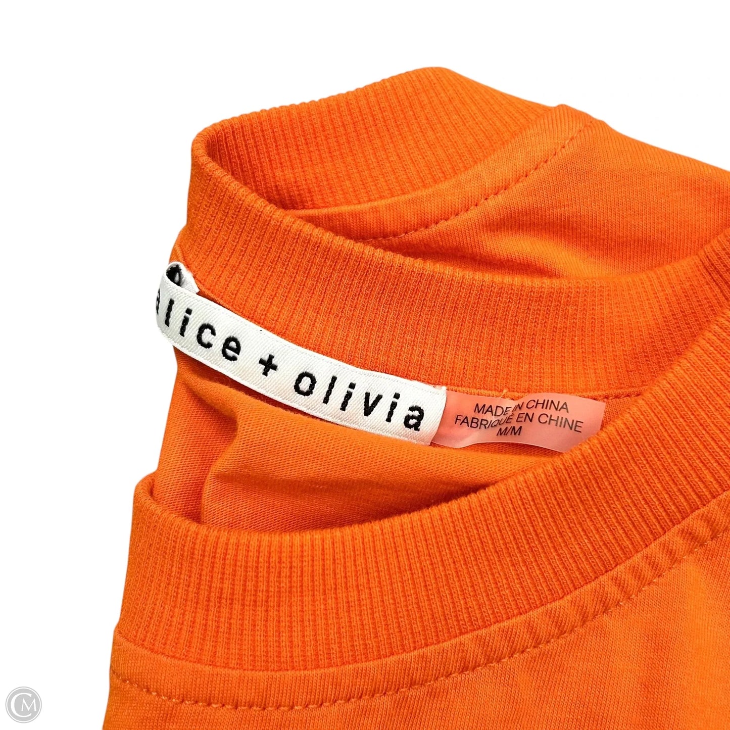 Dress Designer By Alice + Olivia In Orange, Size: M