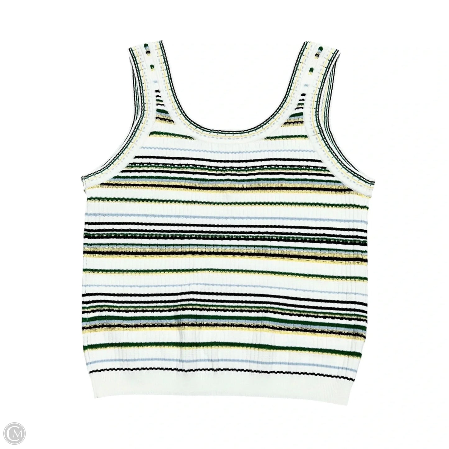 Top Sleeveless By Veronica Beard In Striped Pattern, Size: S