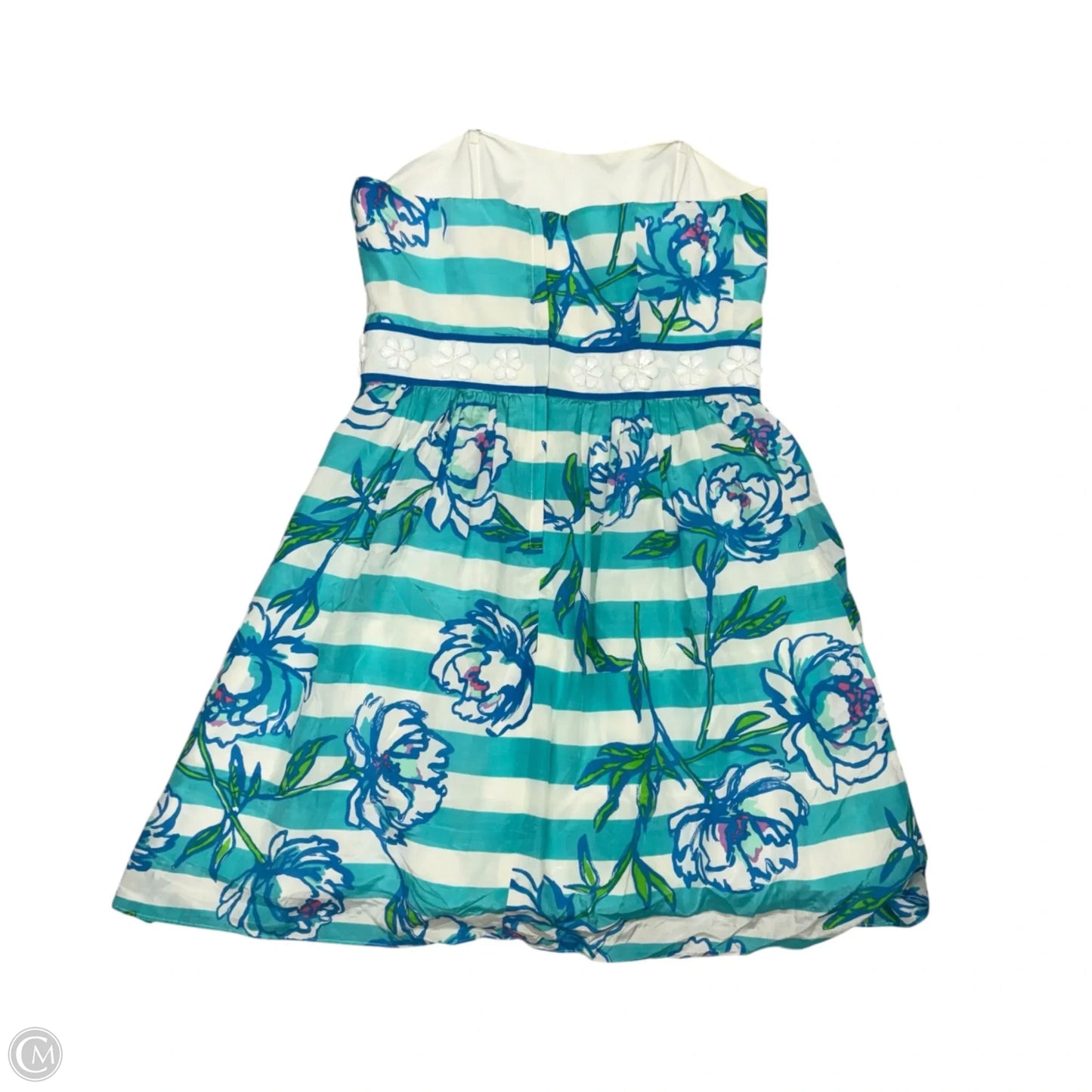 Dress Designer By Lilly Pulitzer In Blue & White, Size: S