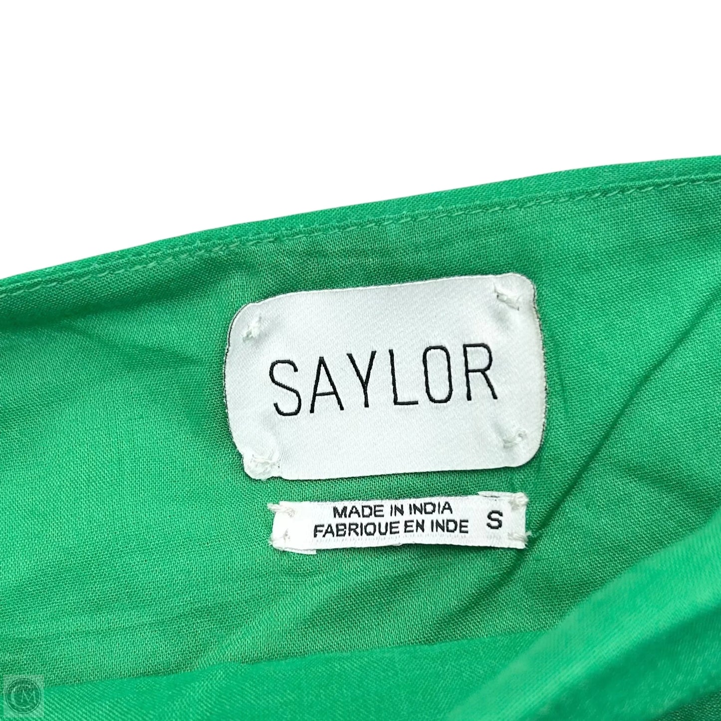 Dress Casual Short By Saylor In Green & White, Size: S