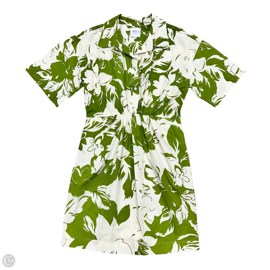 Dress Designer By Misa In Green & White, Size: S