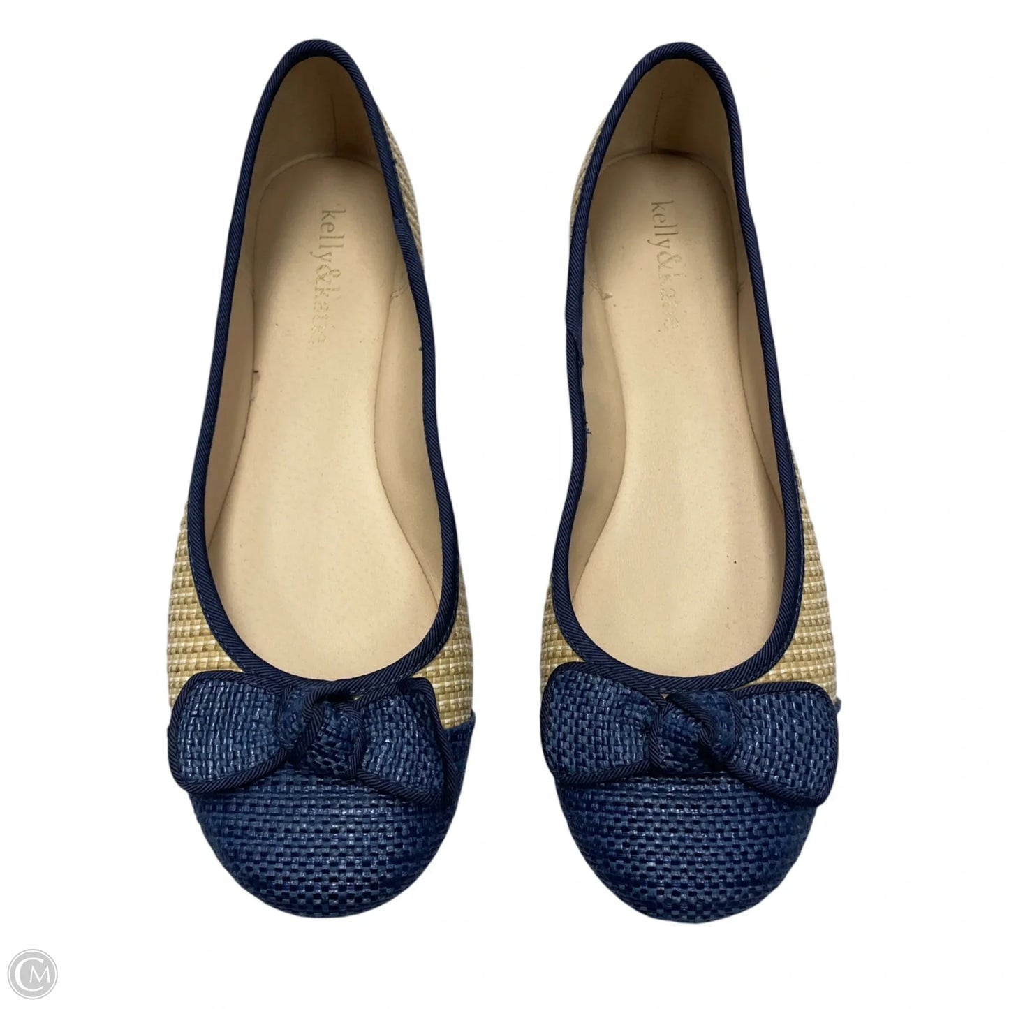 Shoes Flats By Kelly And Katie In Blue & Tan, Size: 8