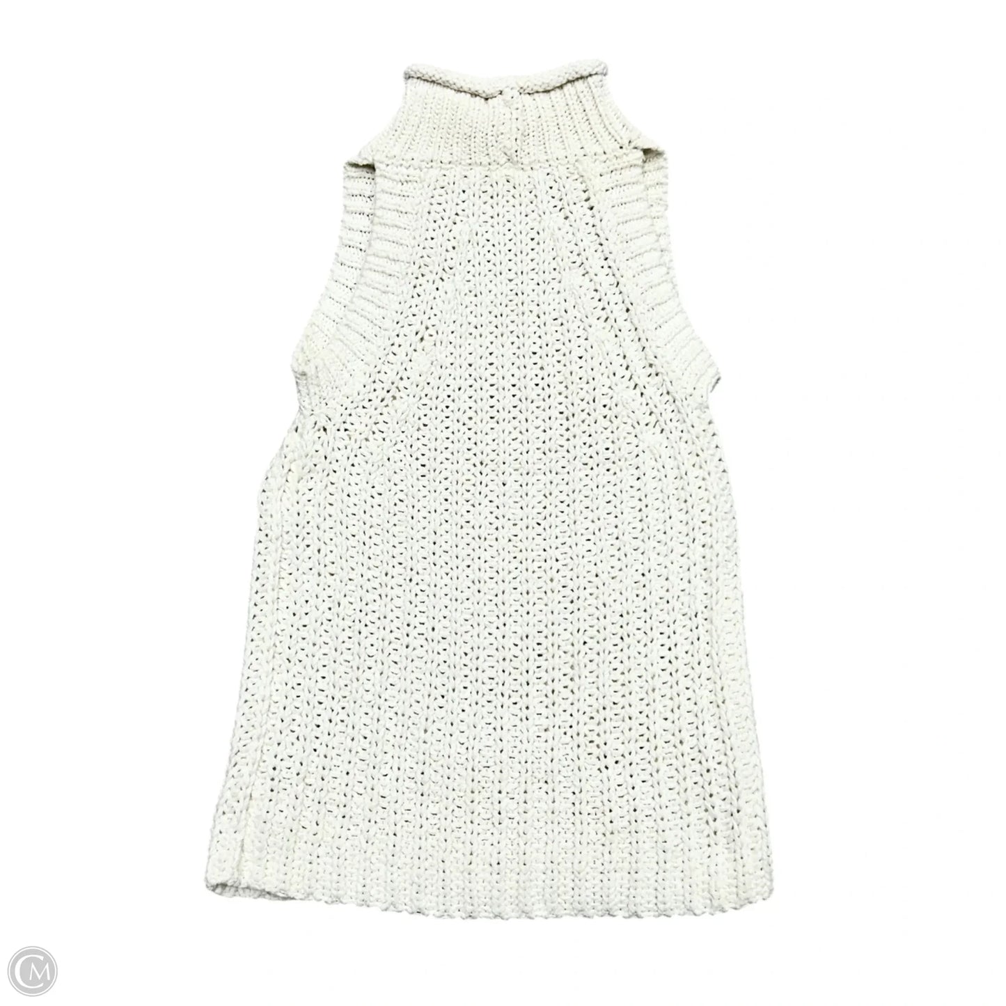 Sweater Short Sleeve By Moth In White, Size: Xs