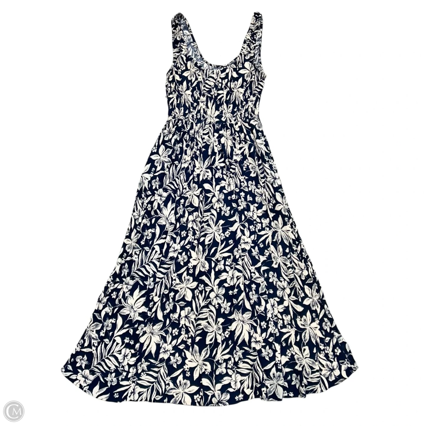 Dress Casual Maxi By Faherty In Floral Print, Size: S