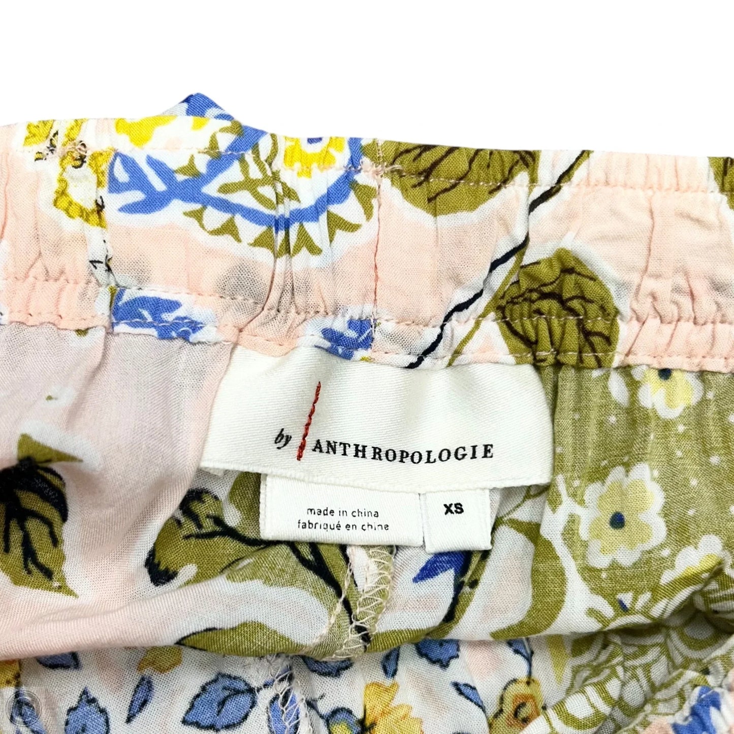 Pants Wide Leg By Anthropologie In Pink & White, Size: Xs