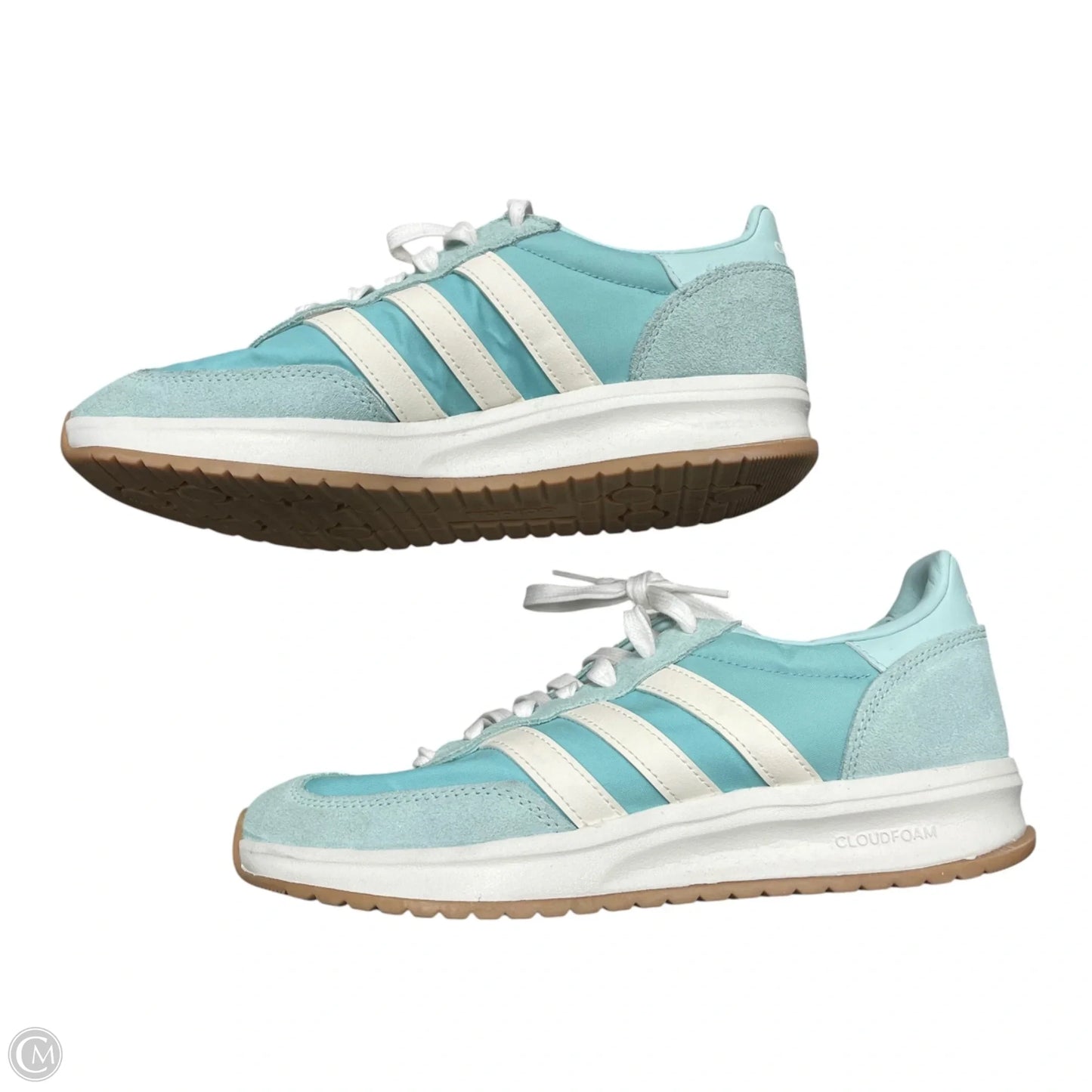 Shoes Sneakers By Adidas In Aqua, Size: 8