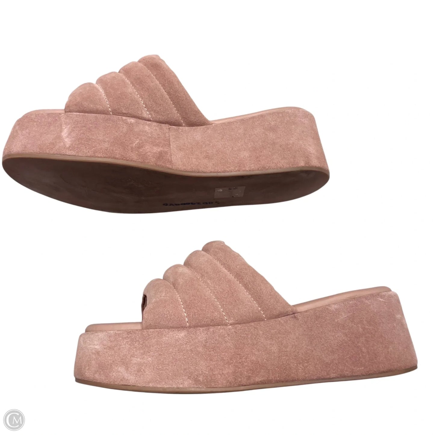 Sandals Heels Platform By Free People In Mauve, Size: 8.5