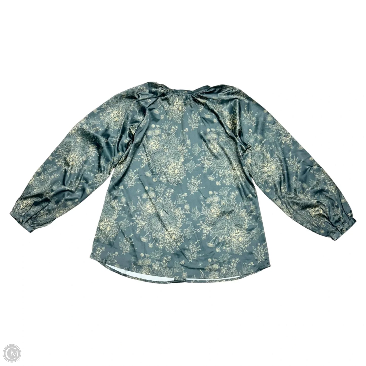 Top Long Sleeve By J Flower In Green, Size: S