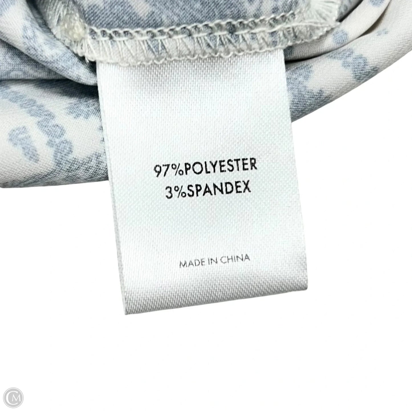 Top Long Sleeve By J Flower In Blue & White, Size: S