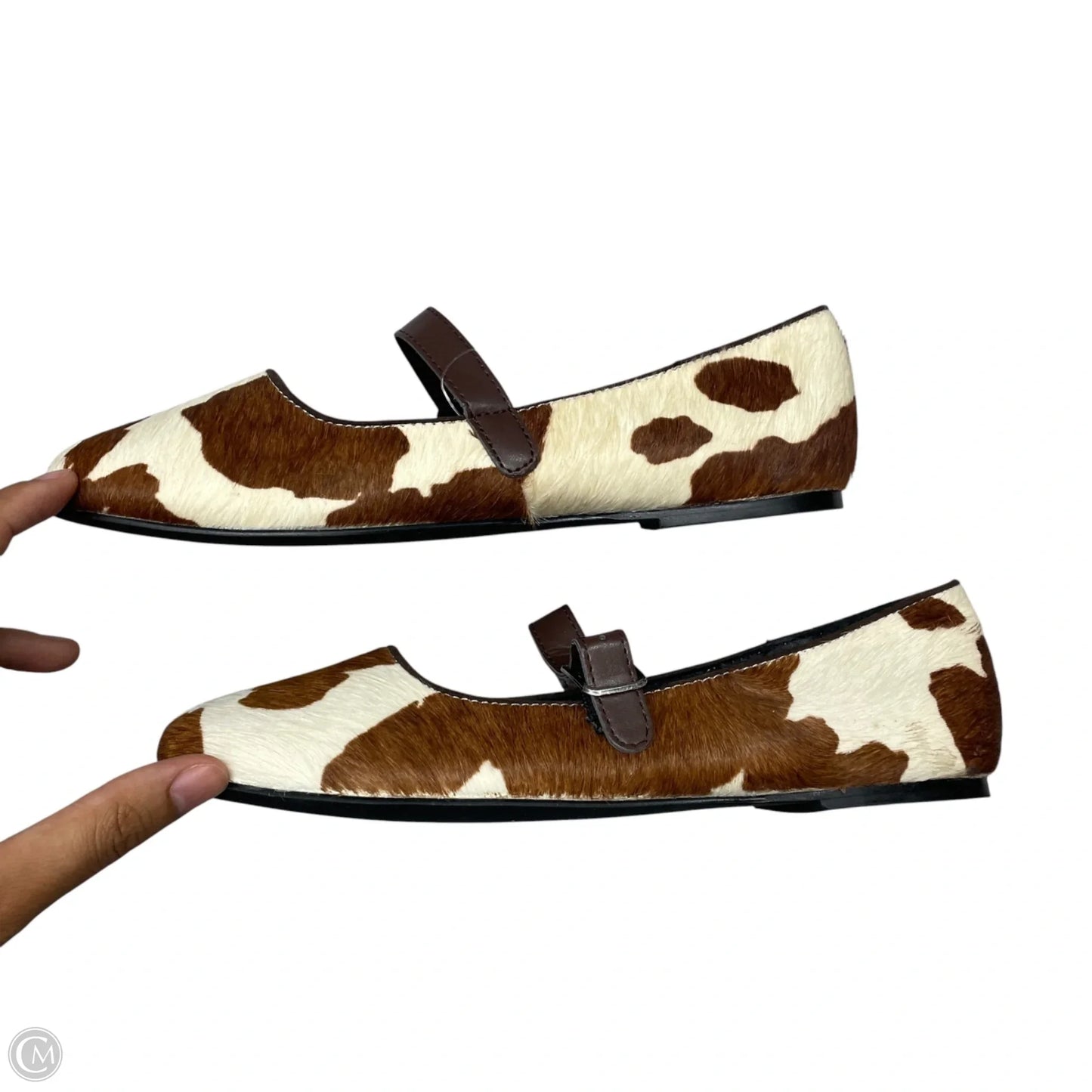 Shoes Flats By Gap In Animal Print, Size: 8