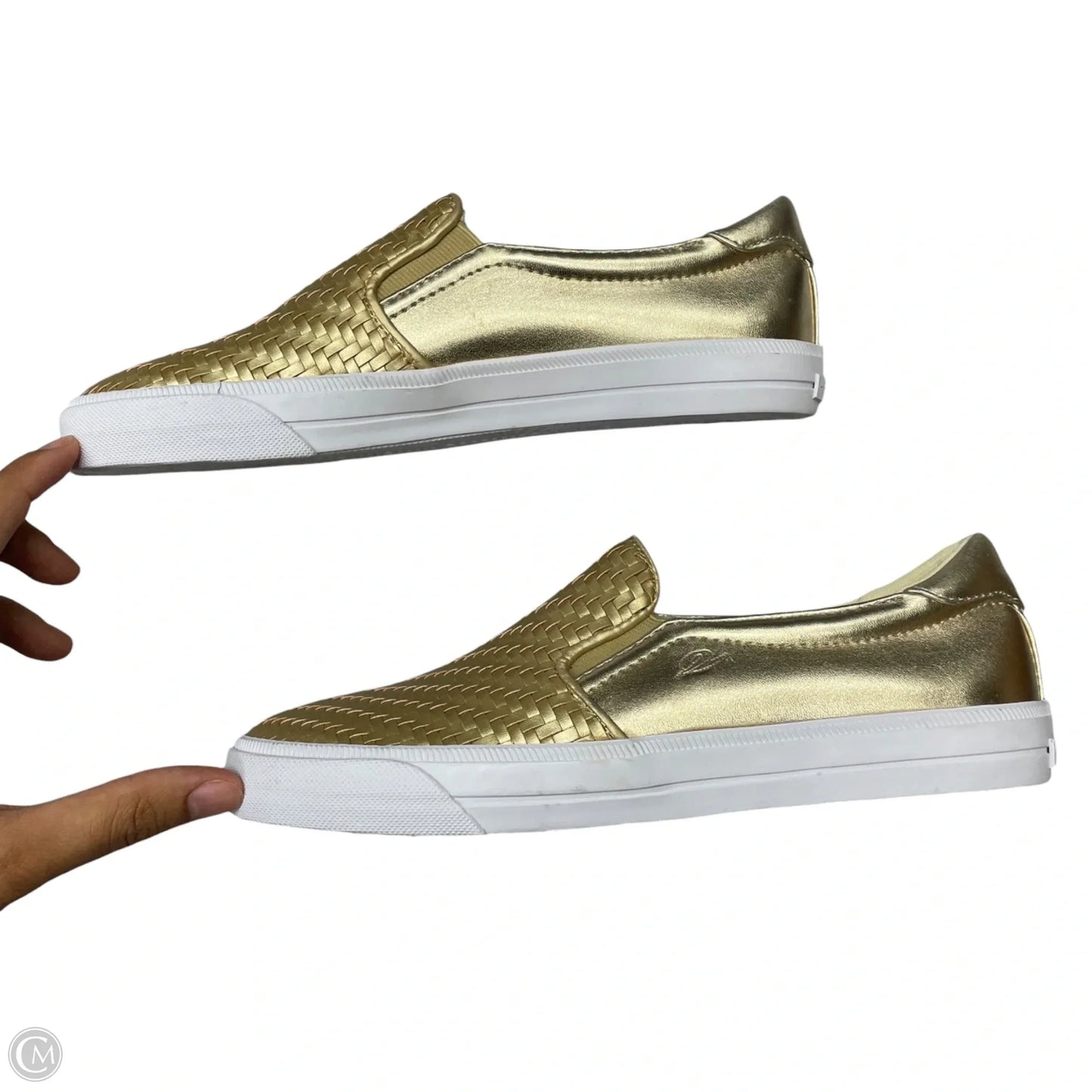 Shoes Sneakers By Easy Spirit In Gold, Size: 7