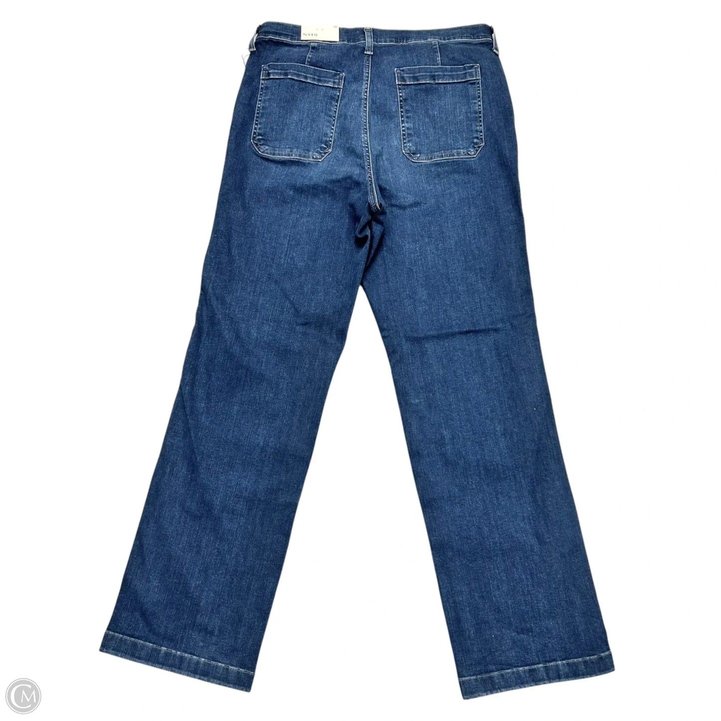 Jeans Straight By Not Your Daughters Jeans In Blue Denim, Size: 10