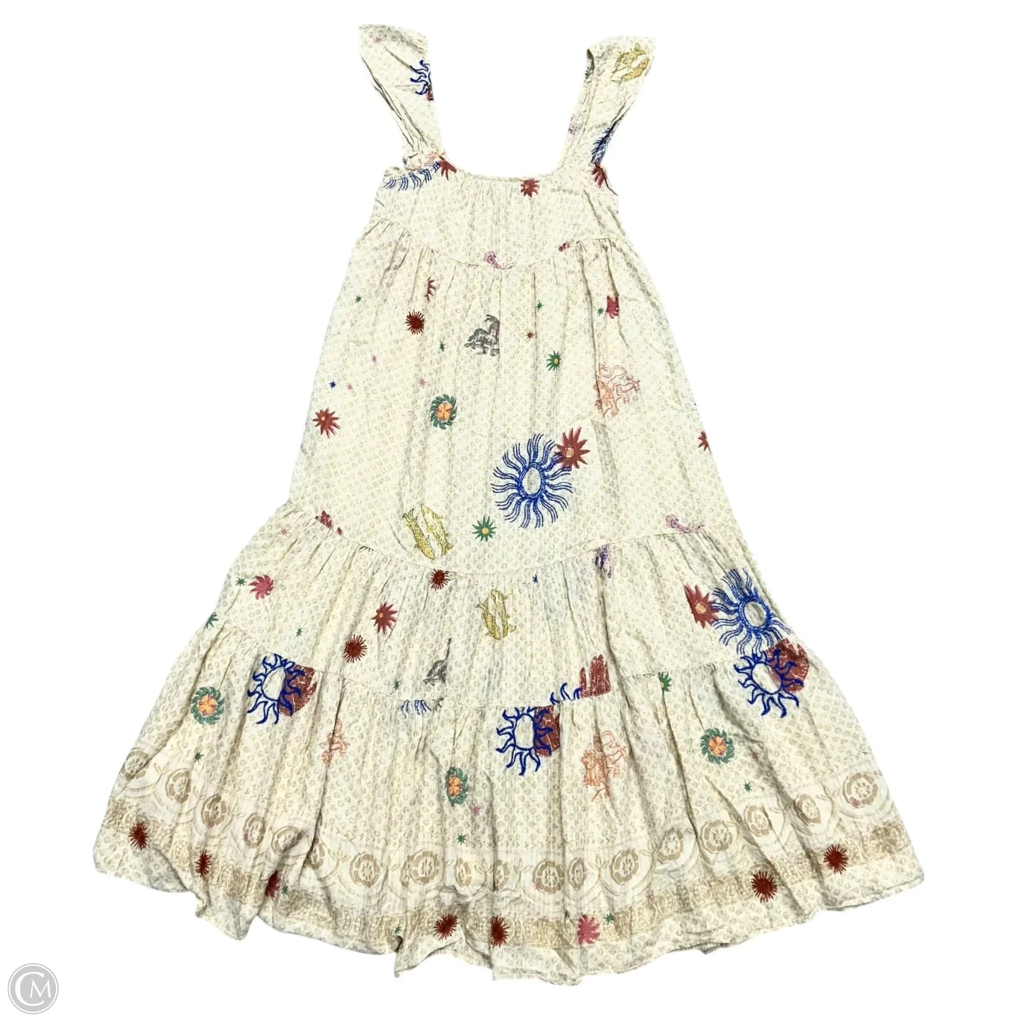 Dress Casual Maxi By Urban Outfitters In Cream, Size: Xs