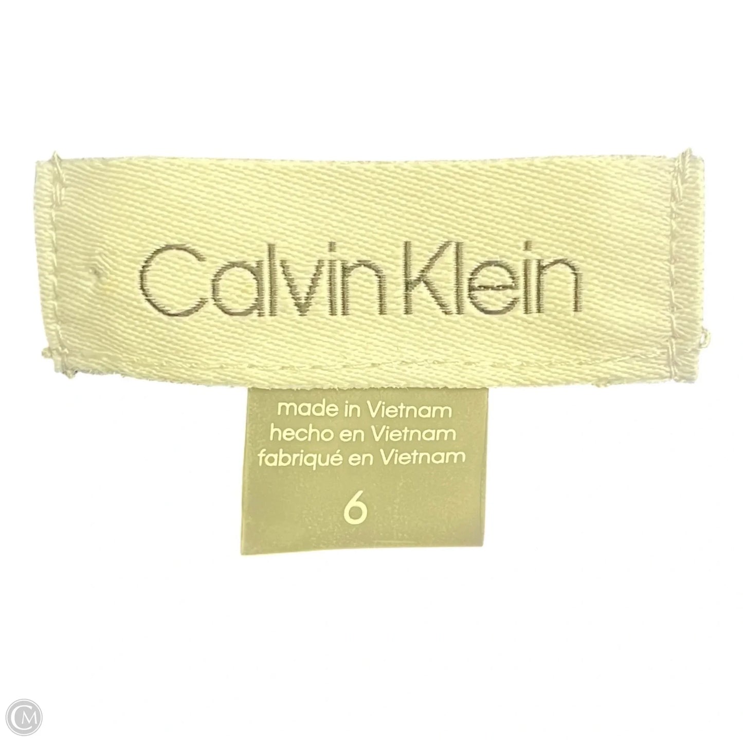 Dress Casual Midi By Calvin Klein In Navy, Size: S