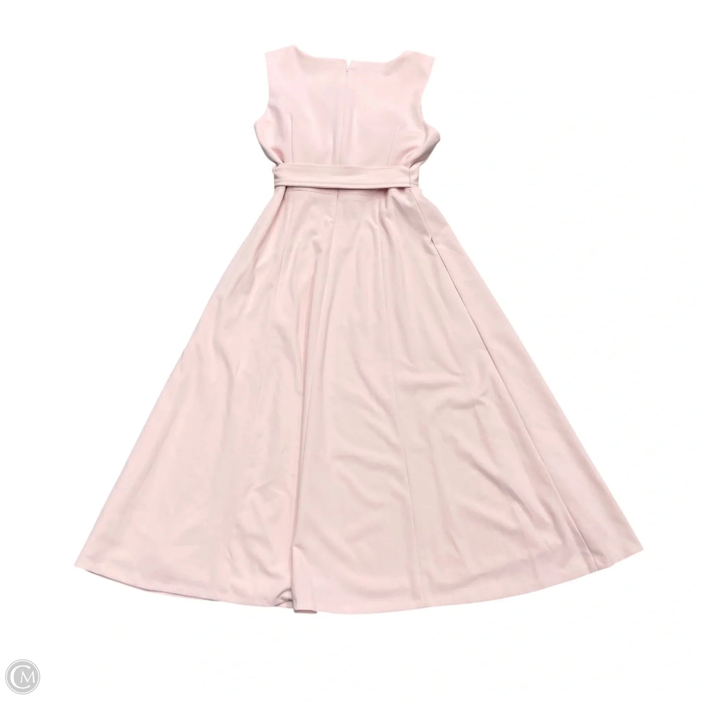 Dress Casual Midi By Calvin Klein In Pink, Size: M