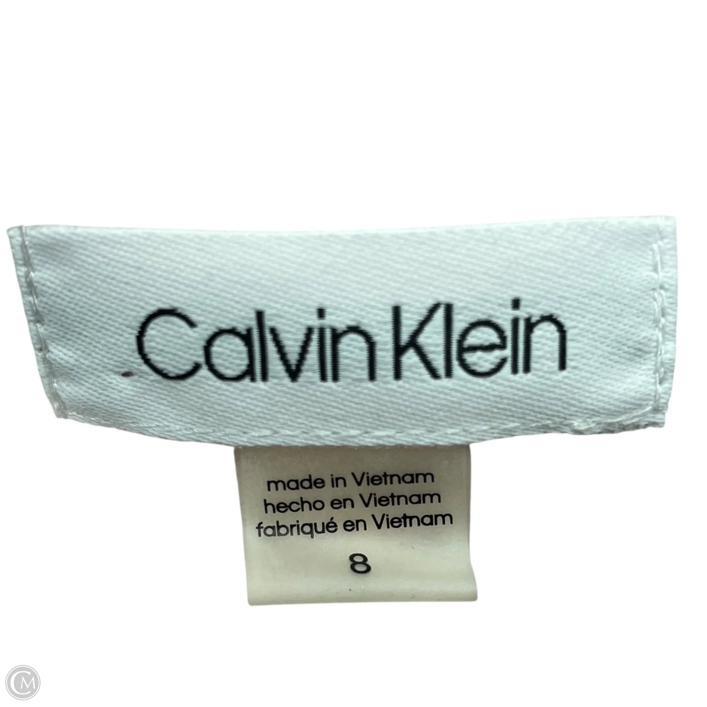 Dress Casual Midi By Calvin Klein In Pink, Size: M