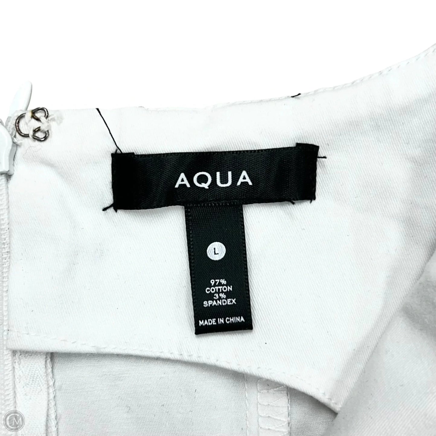 Dress Casual Maxi By Aqua In White, Size: L