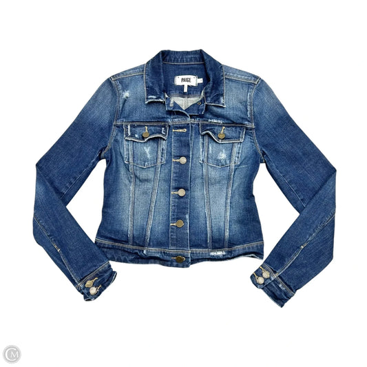 Jacket Denim By Paige In Blue Denim, Size: S