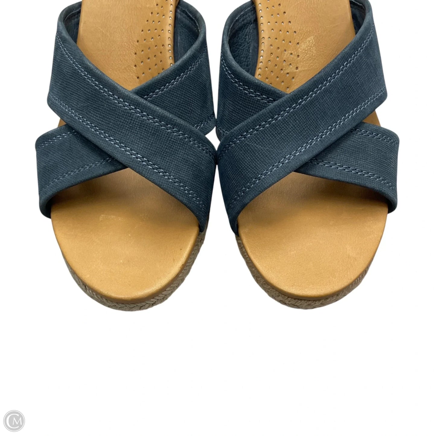 Sandals Designer By Ugg In Blue, Size: 6.5