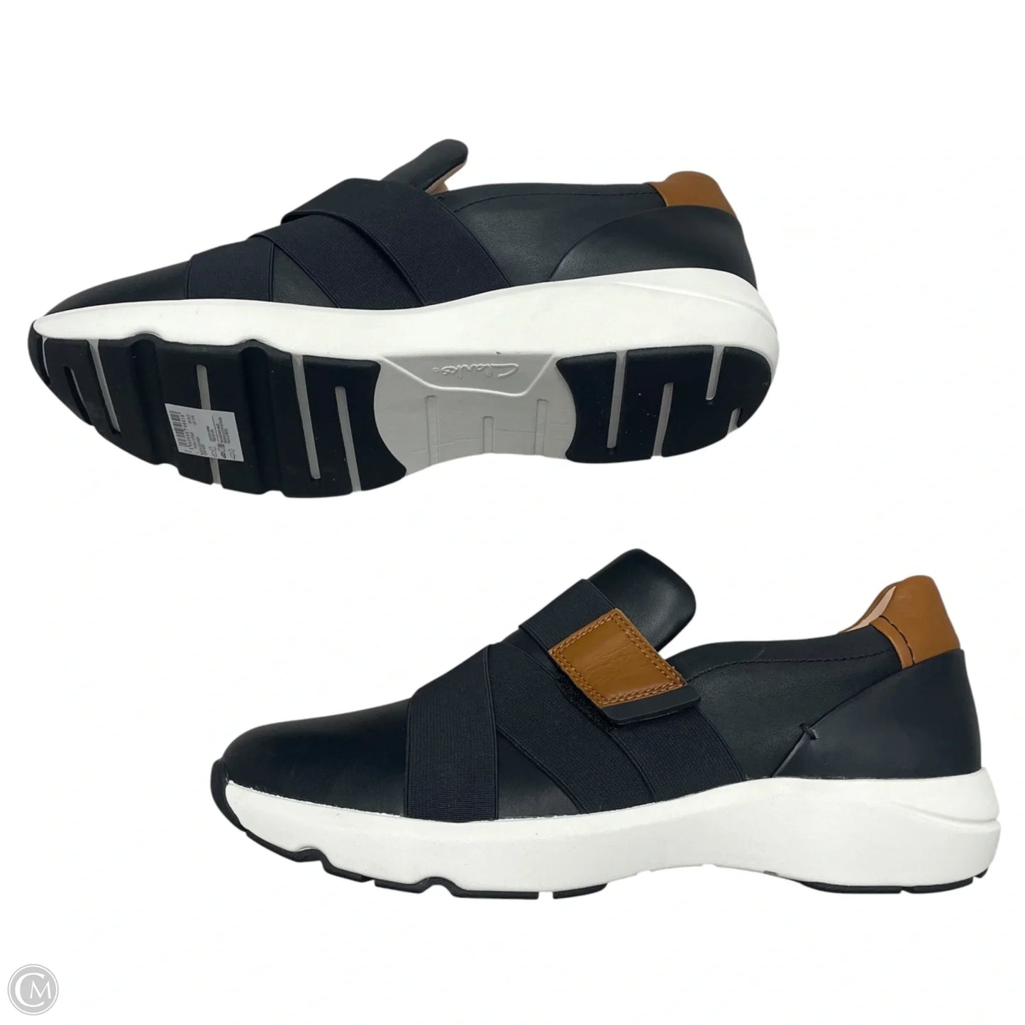 Shoes Sneakers By Clarks In Black, Size: 12