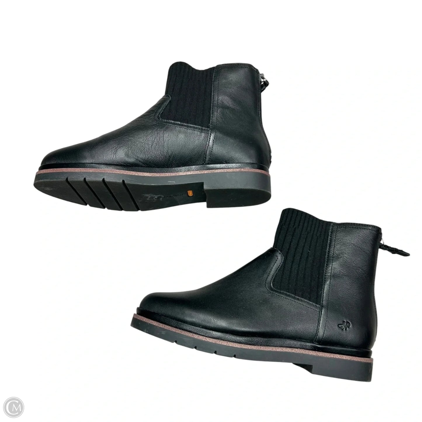 Boots Ankle Flats By Hush Puppies In Black, Size: 9.5