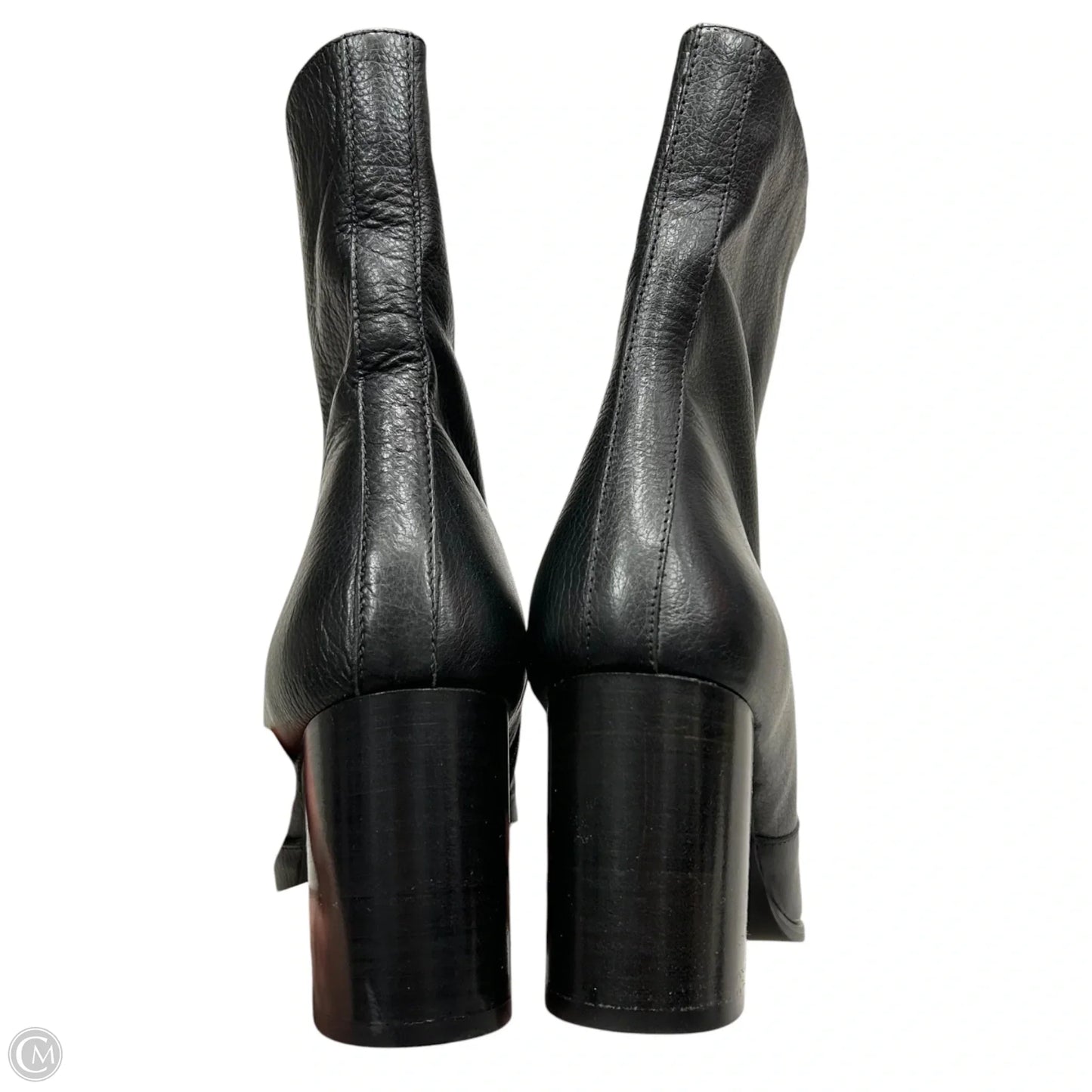 Boots Ankle Heels By Coach And Four In Black, Size: 11