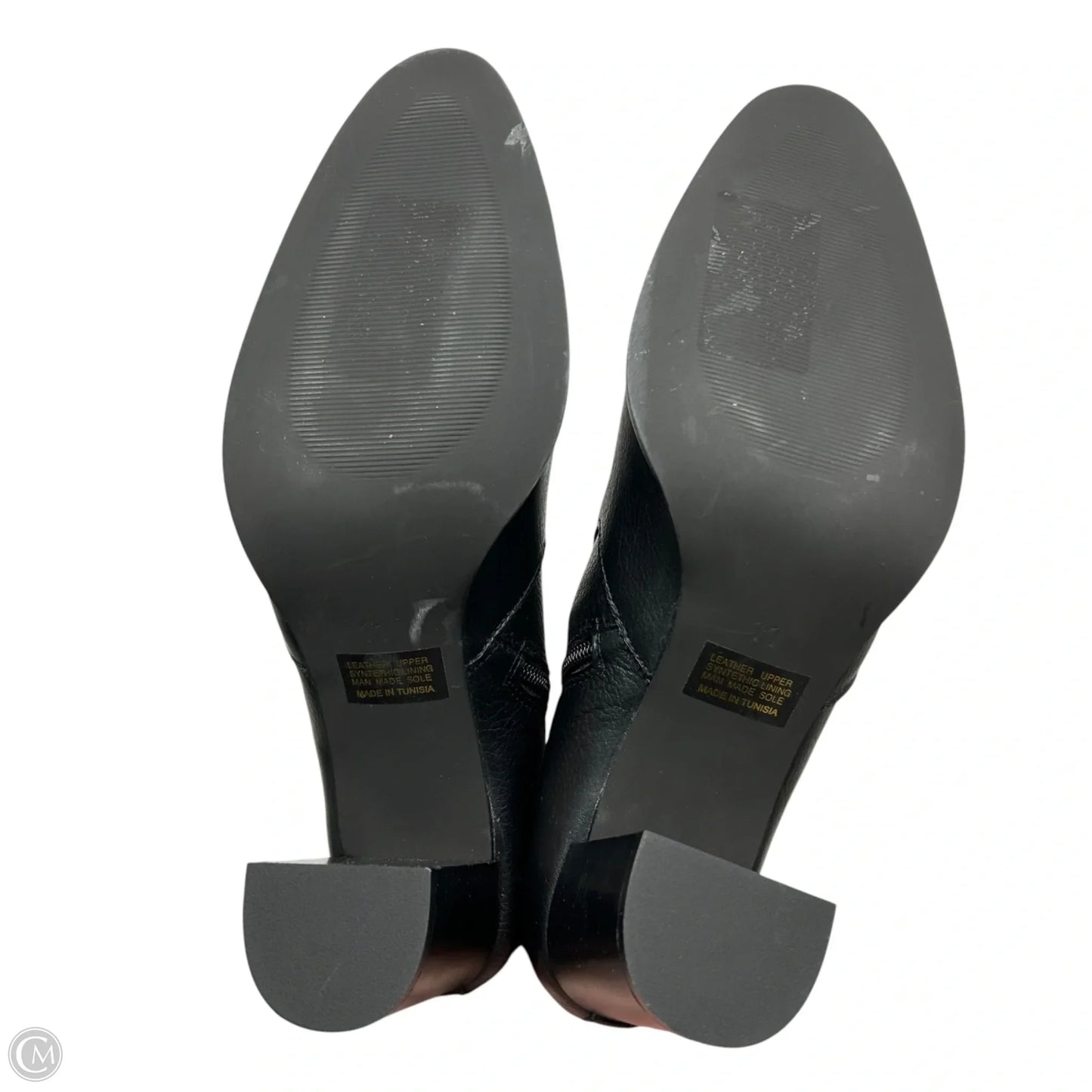 Boots Ankle Heels By Coach And Four In Black, Size: 11