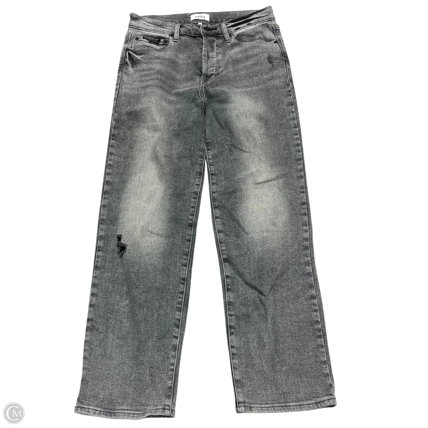 Jeans Wide Leg By Pistola In Grey Denim, Size: 8