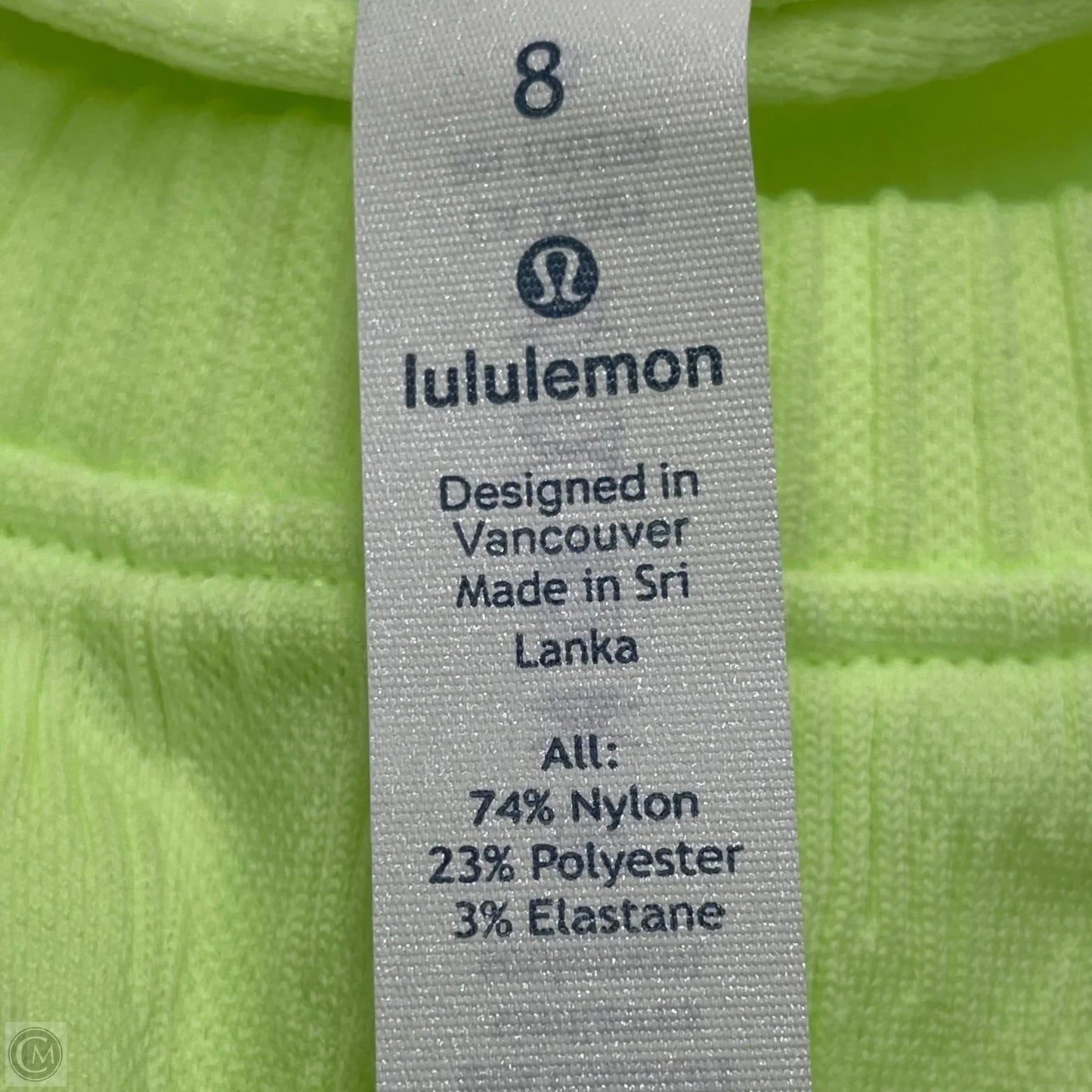 Athletic Top Long Sleeve Crewneck By Lululemon In Green, Size: M