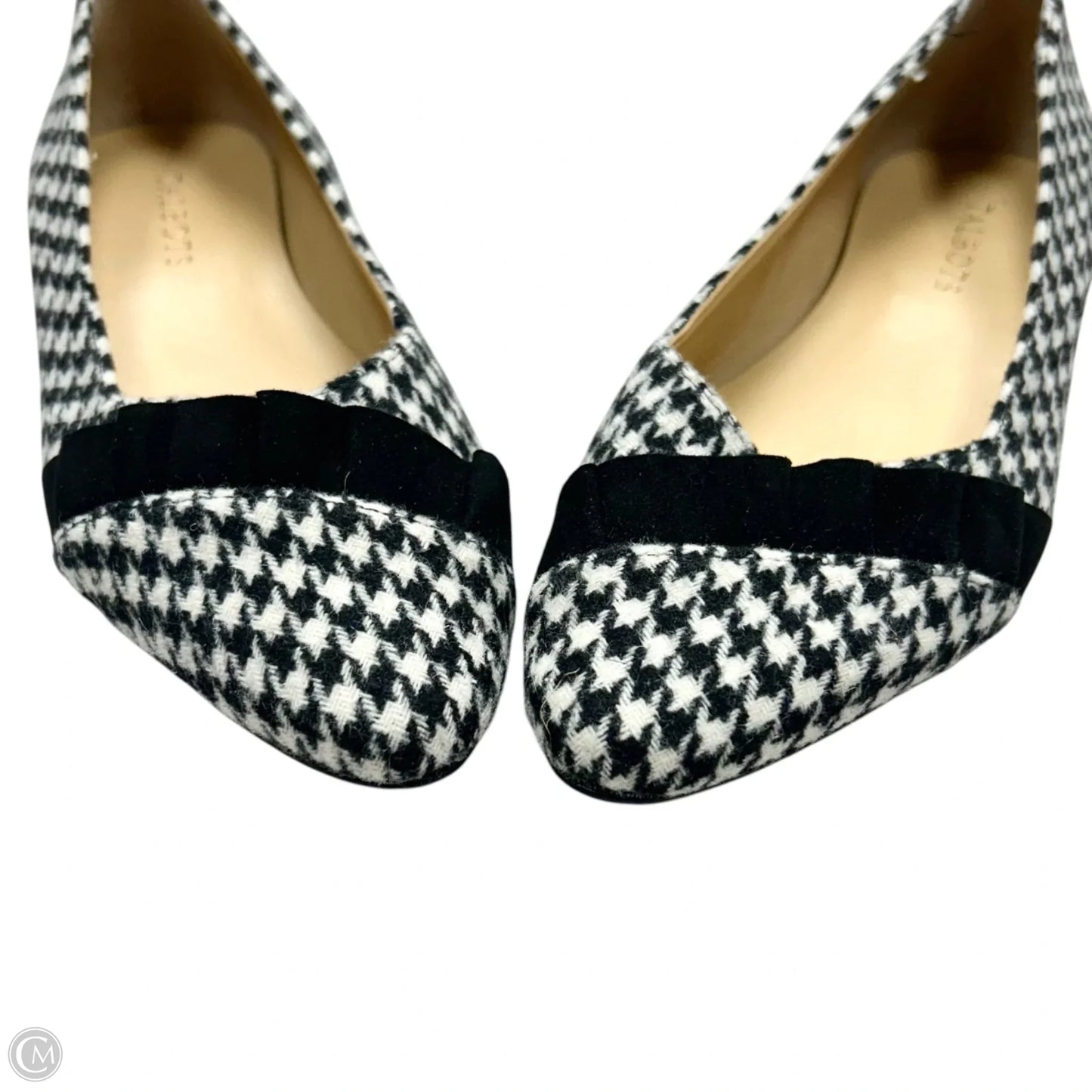 Shoes Flats By Talbots In Black & White, Size: 7