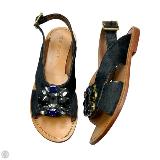 Sandals Designer By Marni In Black, Size: 6