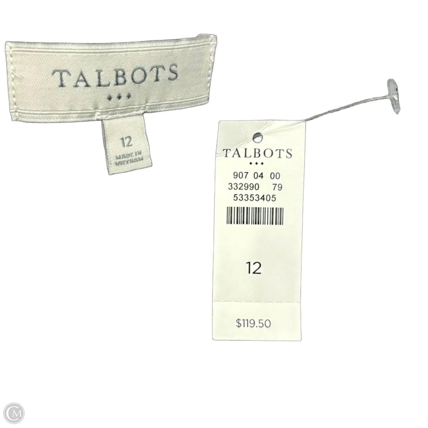 Blazer By Talbots In Grey, Size: L