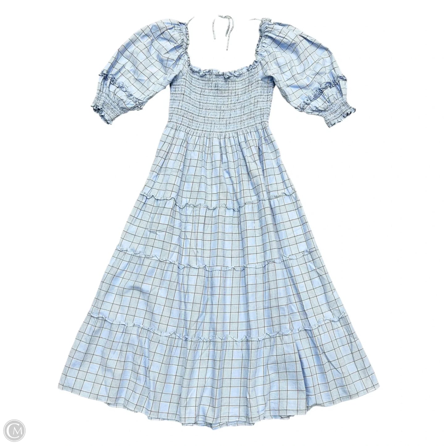 Dress Casual Maxi By Hill House In Blue & Brown, Size: M
