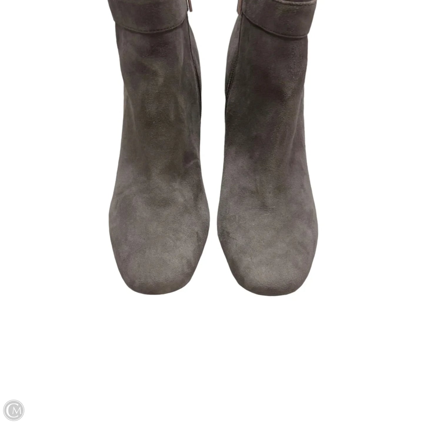 Boots Ankle Heels By Tommy Hilfiger In Grey, Size: 8.5