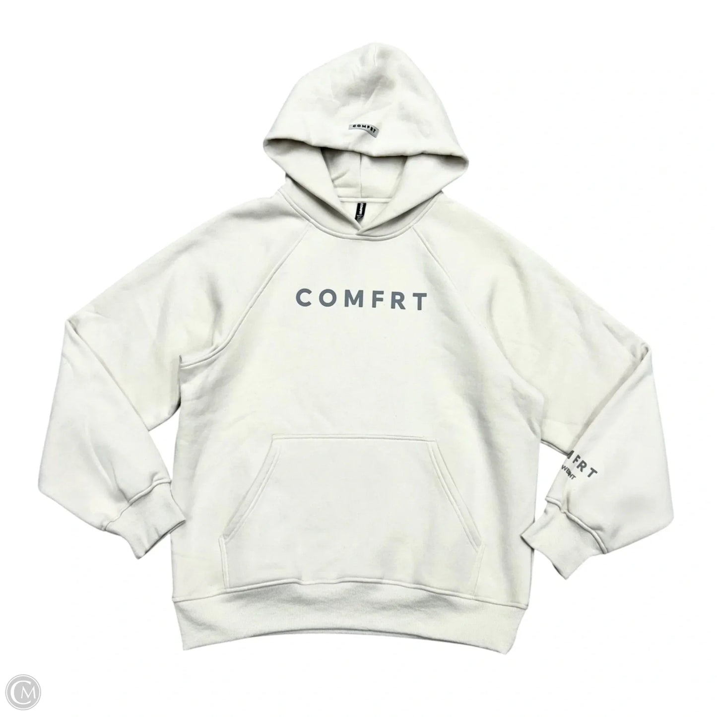 Sweatshirt Hoodie By Comfrt In Taupe, Size: Xl