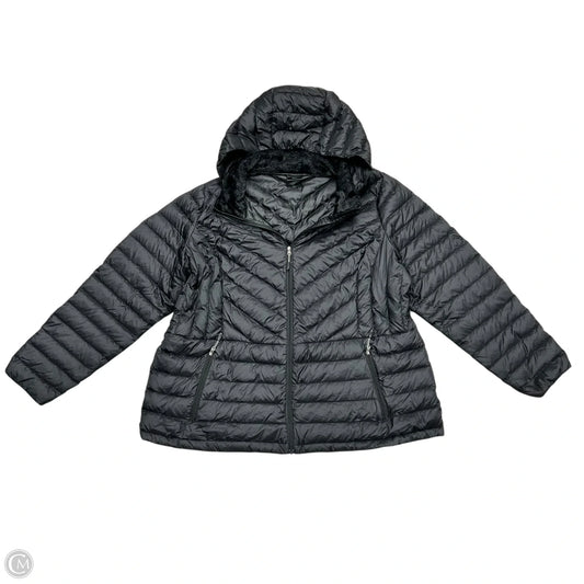 Jacket Puffer & Quilted By 32 Degrees In Black, Size: 1x