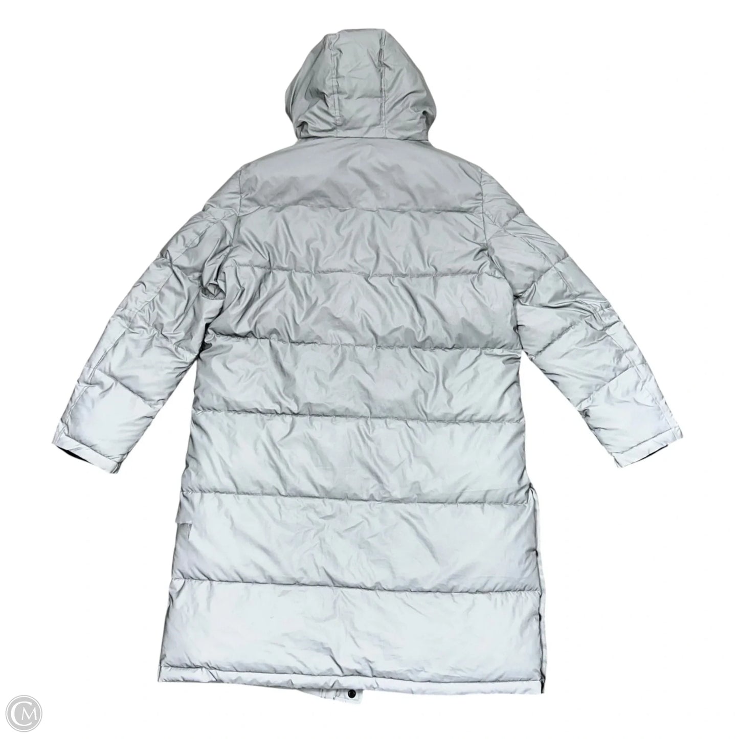 Coat Puffer & Quilted By Dkny In Grey, Size: L